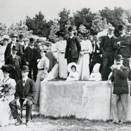 Garden party at 'The 'Rawson's', Seatoun, 1907
