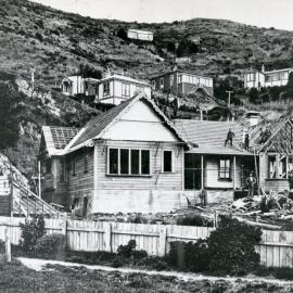 'The Gables' under construction, Seatoun