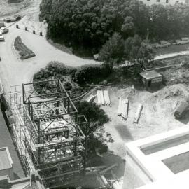 Lift shaft construction, Wellington Hospital