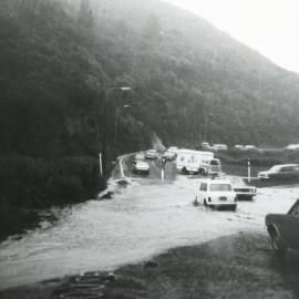 Flooding at the intersection of Churchill Drive and Blackbridge Road