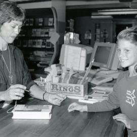 Issuing the first cassette from the children's video collection 