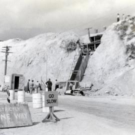 Traffic control on Aberdeen Quay