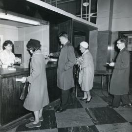 Issues desk at the Central Library