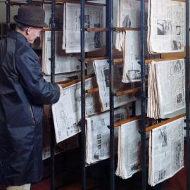 Newspaper collection at the Central Public Library