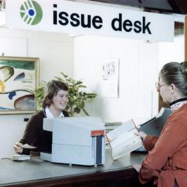Issue Desk at the Wellington Central Public Library
