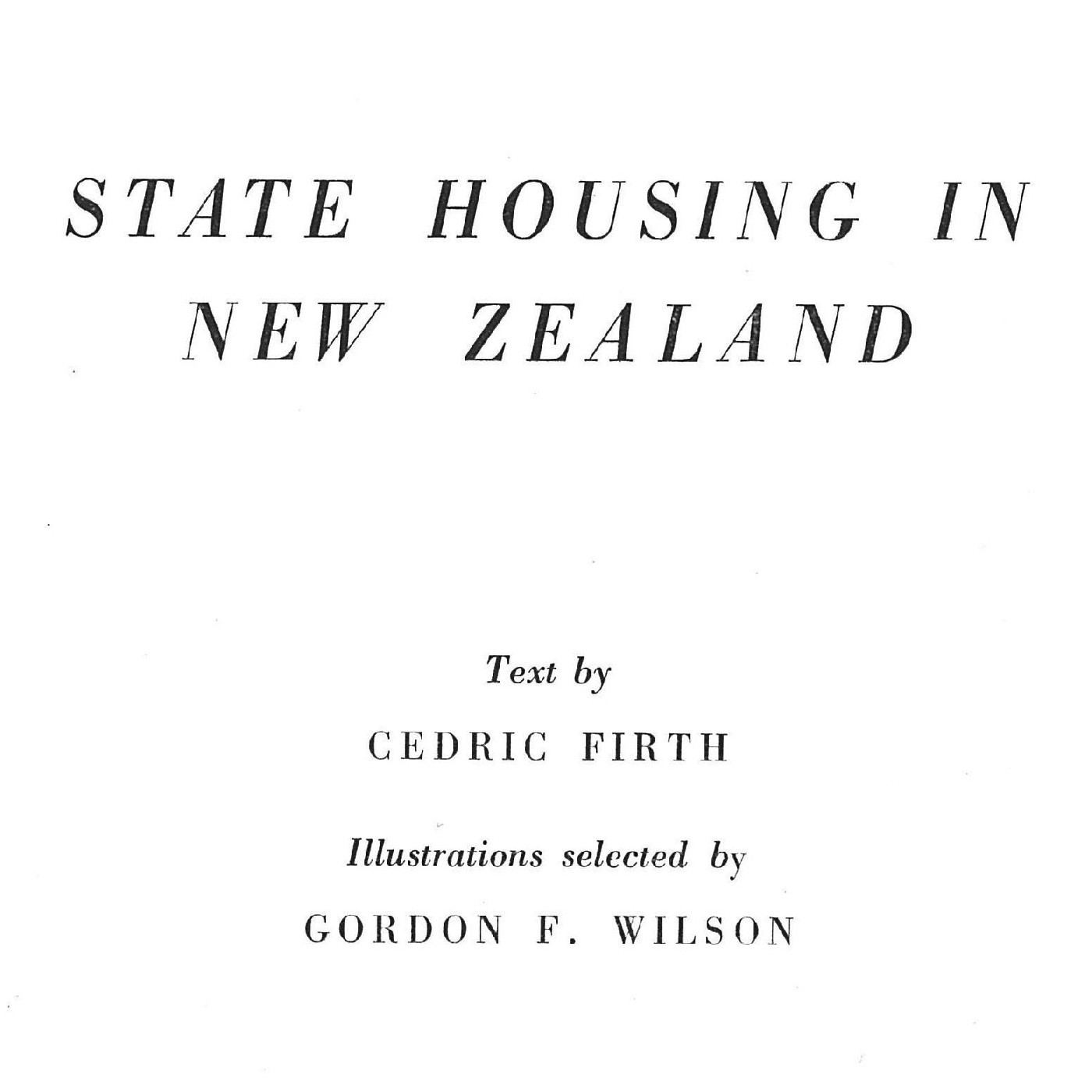 State Housing in New Zealand