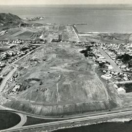 Aerial photograph of Wellington Airport development