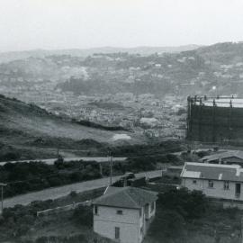 Gasometers behind Wexford Road