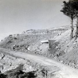 Garage buried during airport construction
