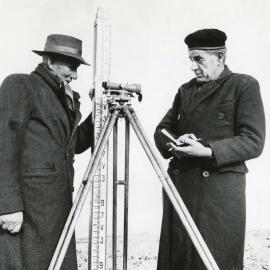 Surveyors working 