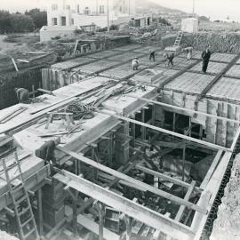 Construction of Messines Road reservoir