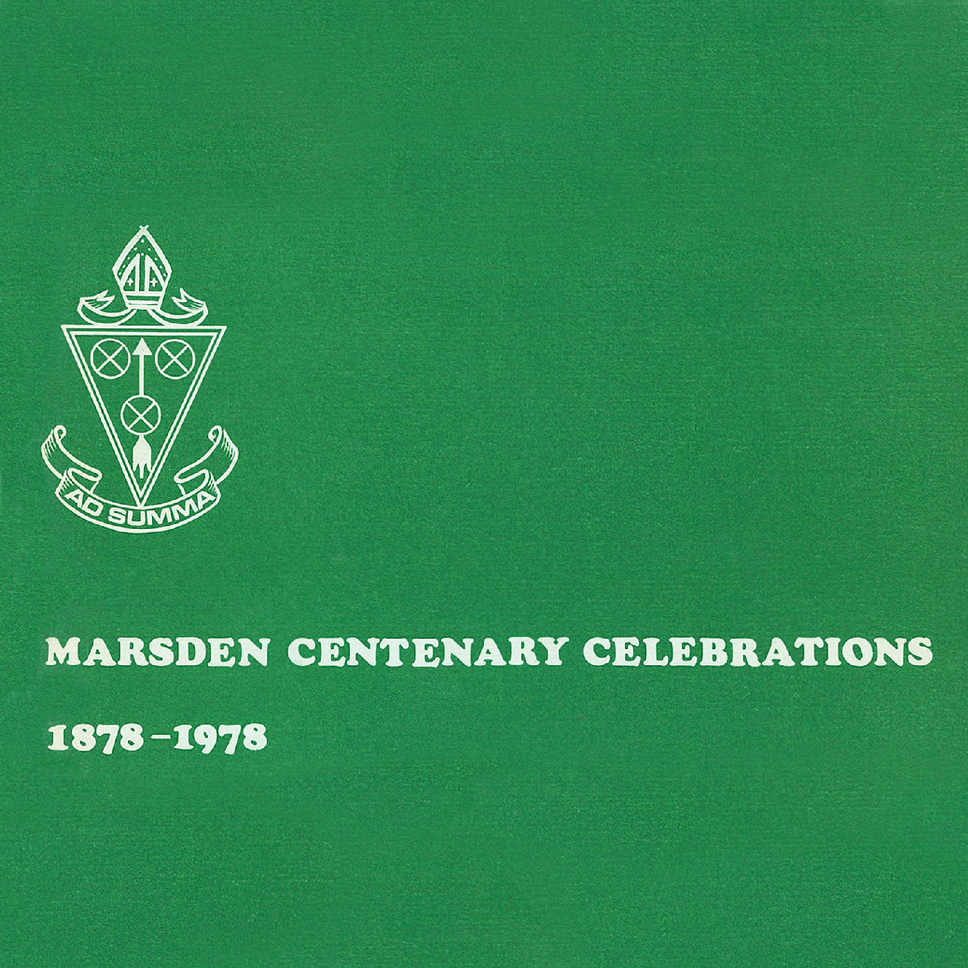 Marsden Centenary Celebrations, 1878 - 1978