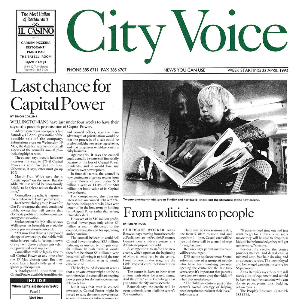 City Voice, 22nd April 1993