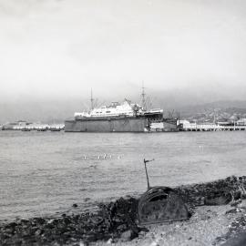 Wanganella in dry dock 