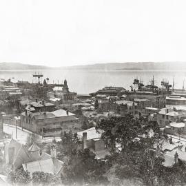 View from Boulcott Street c. 1880