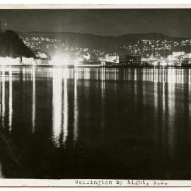 "Wellington by Night, N.Z."