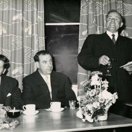 The opening of the Tulip Restaurant, 1959