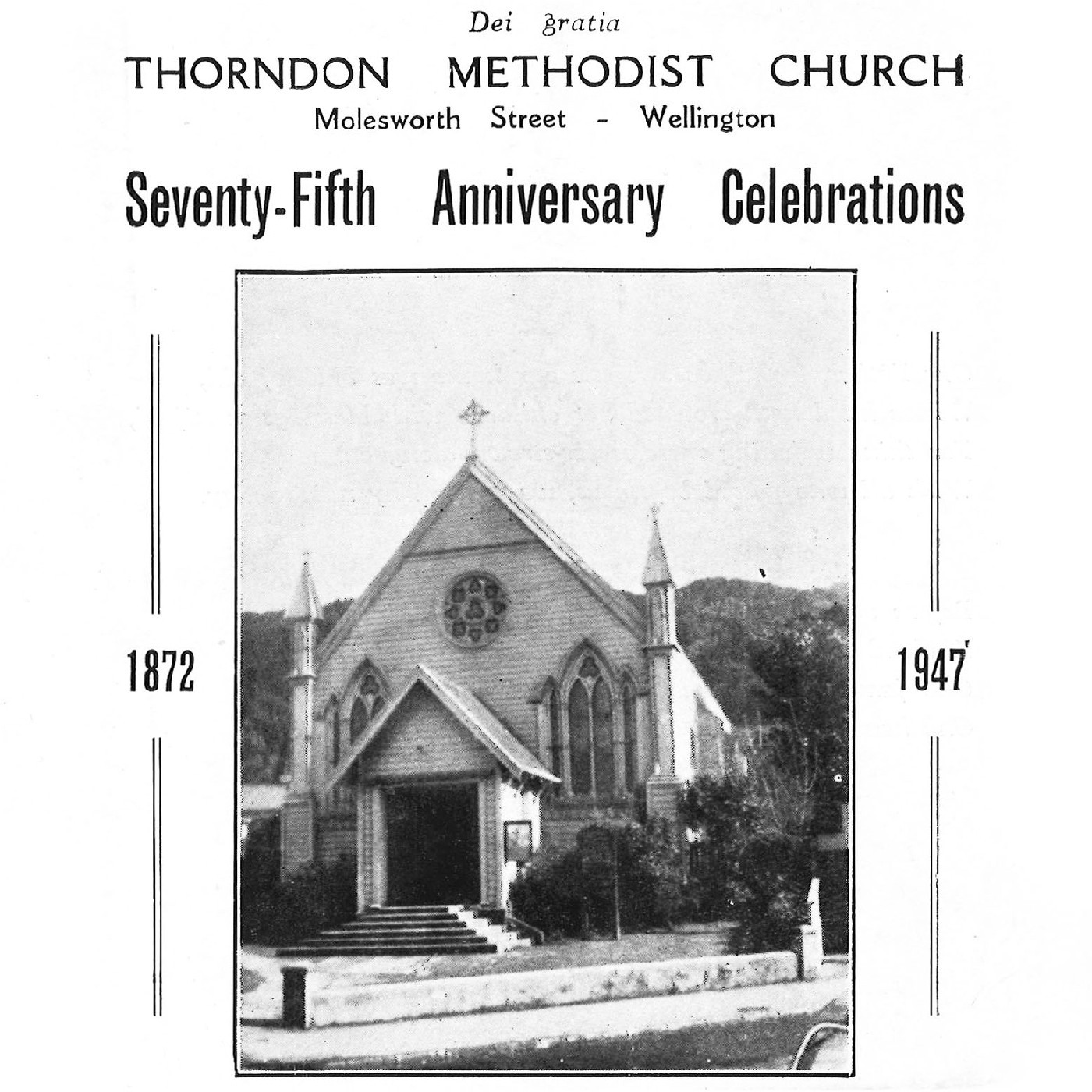 Thorndon Methodist Church: Seventy-Fifth Anniversary Celebrations