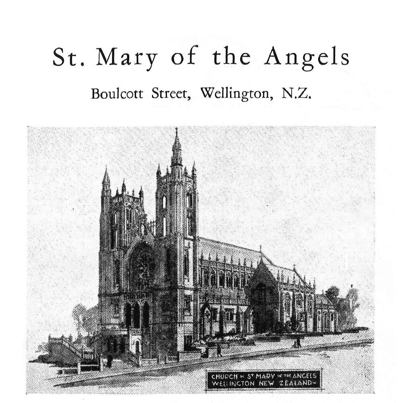 St Mary of the Angels: Guide to the Church