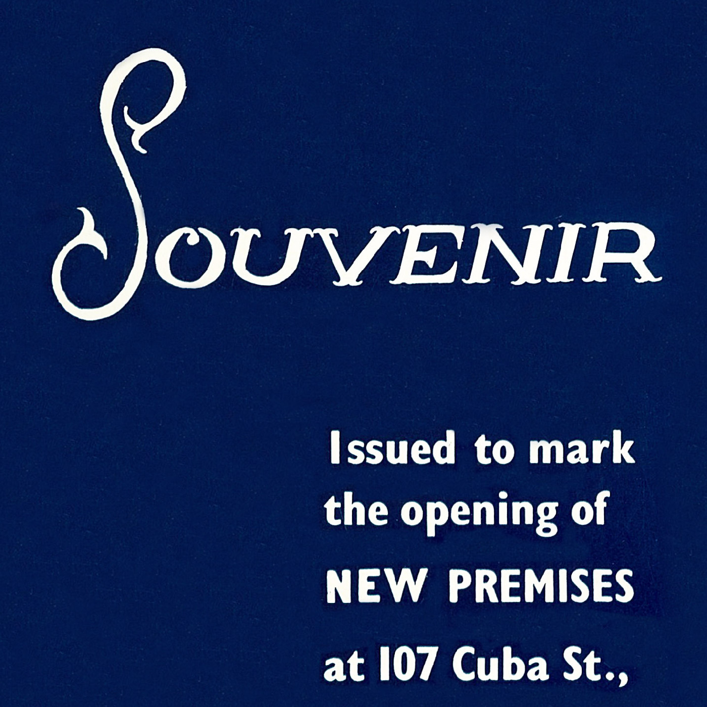 Wellington Working Men's Club & Literary Institute: Souvenir