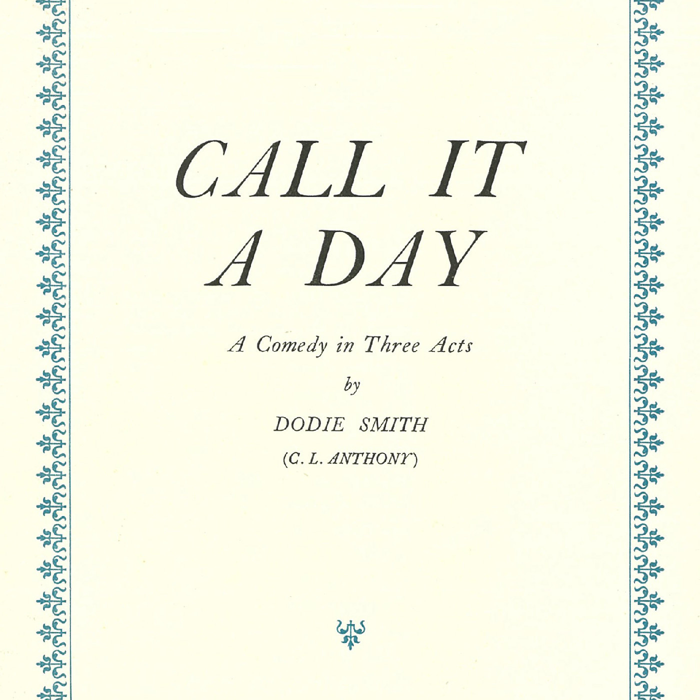 The Thespians Inc.: "Call it a day"
