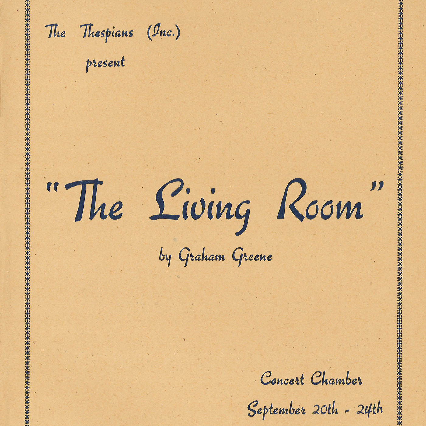 The Thespians: "The Living Room"