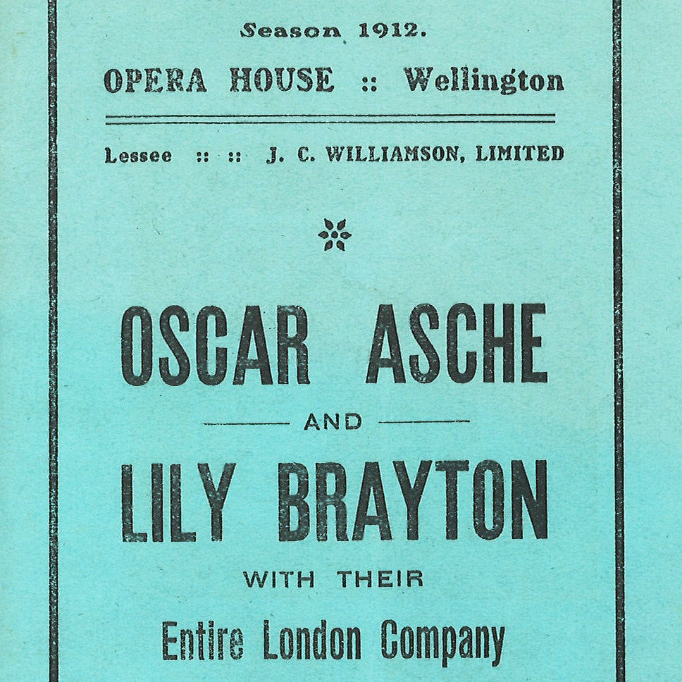 1912 season: Oscar Asche and Lily Brayton
