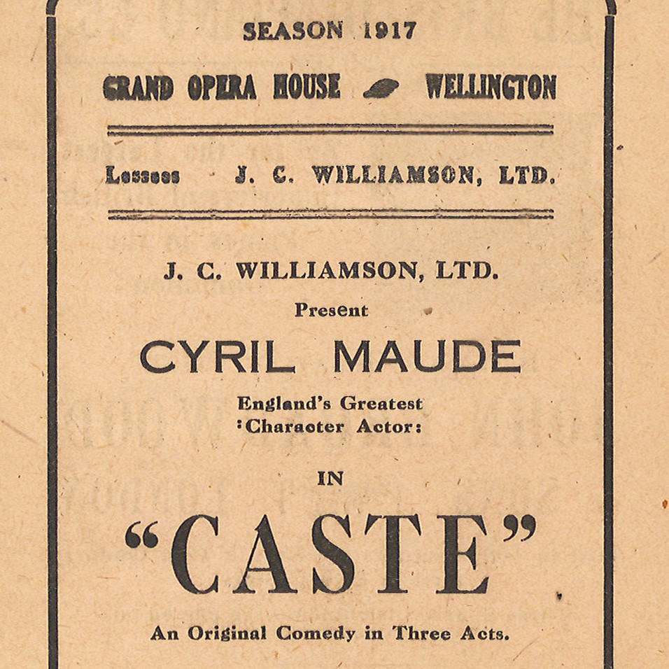 J.C. Williamson: "Caste"