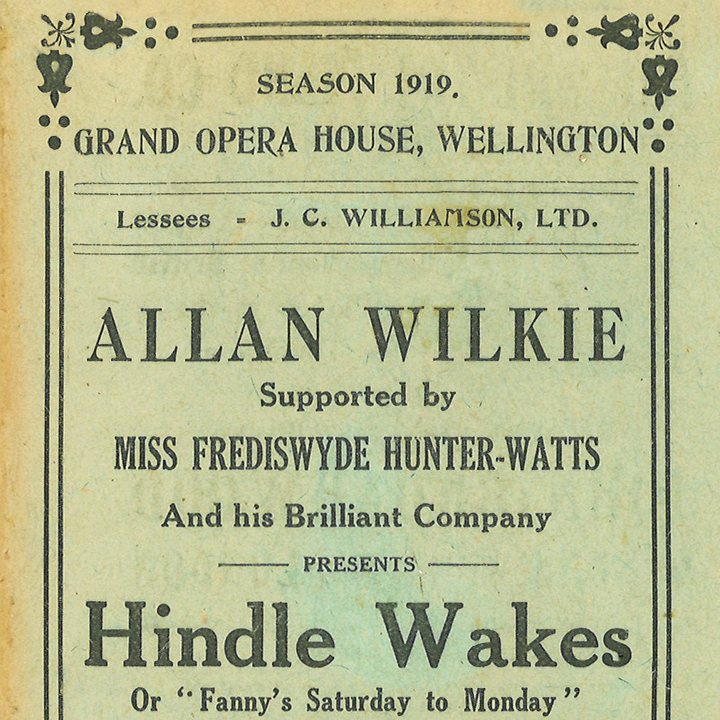 Allan Wilkie: "Hindle Wakes"