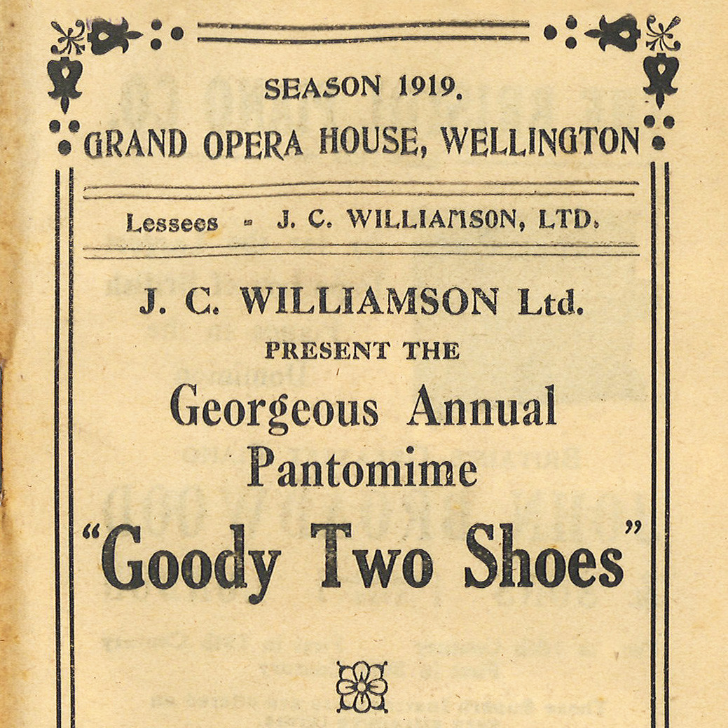 J.C. Williamson: "Goody Two Shoes"