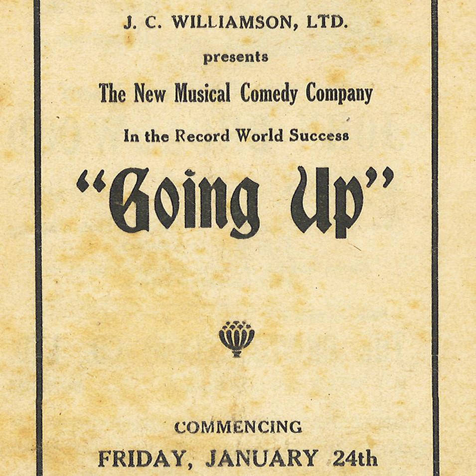J.C. Williamson: "Going Up"