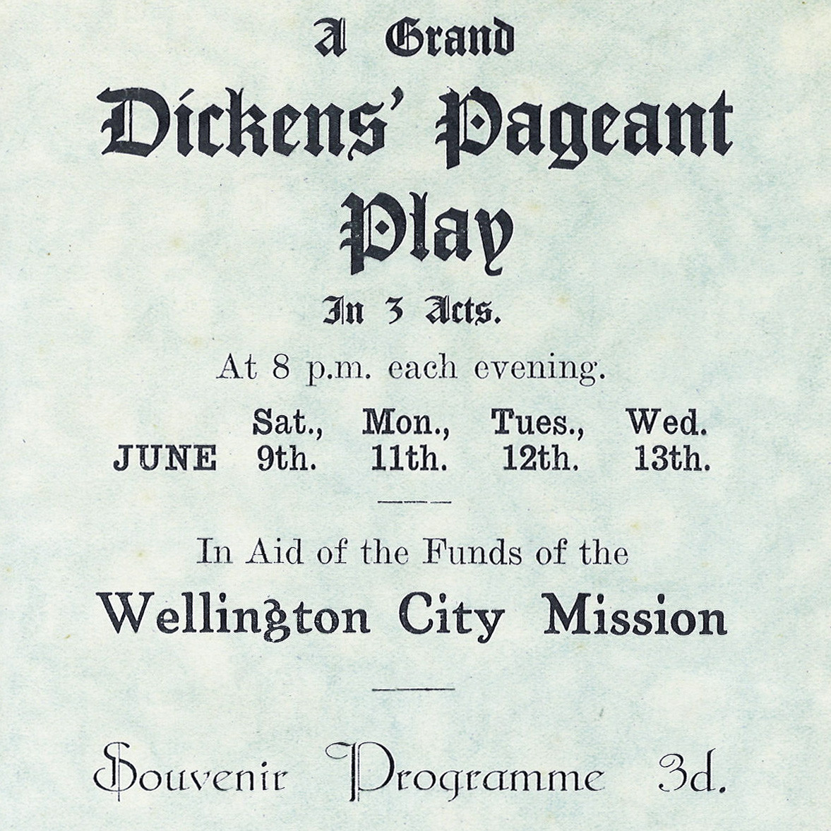 A Grand Dickens' Pageant Play