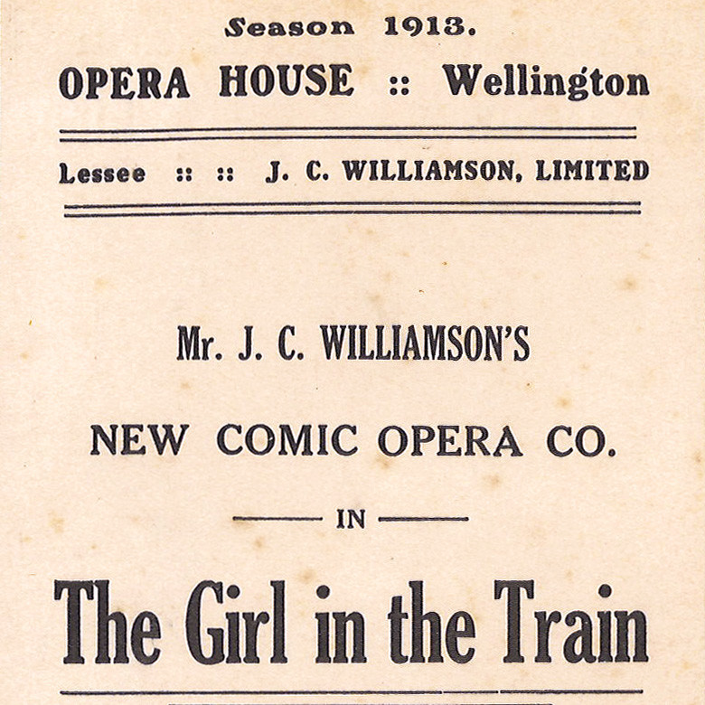 J.C. Williamson: "The Girl in the Train"