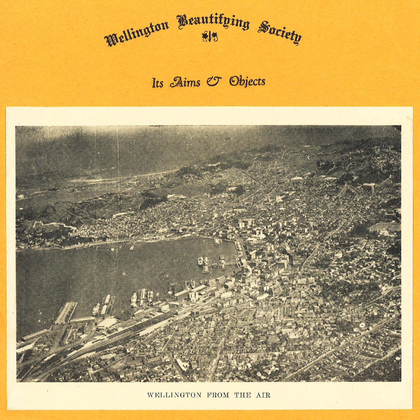 Wellington Beautifying Society: Its Aims and Objectives