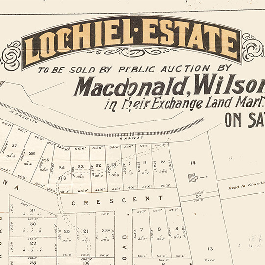 Plan of the Lochiel Estate (Khandallah)