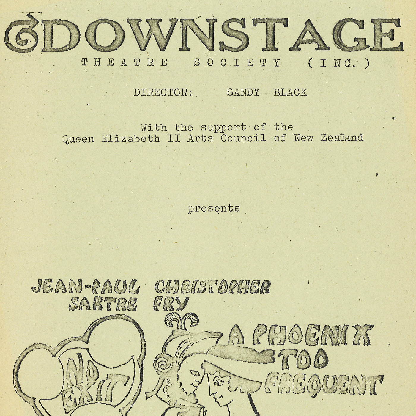 Downstage Theatre: "A Phoenix Too Frequent"