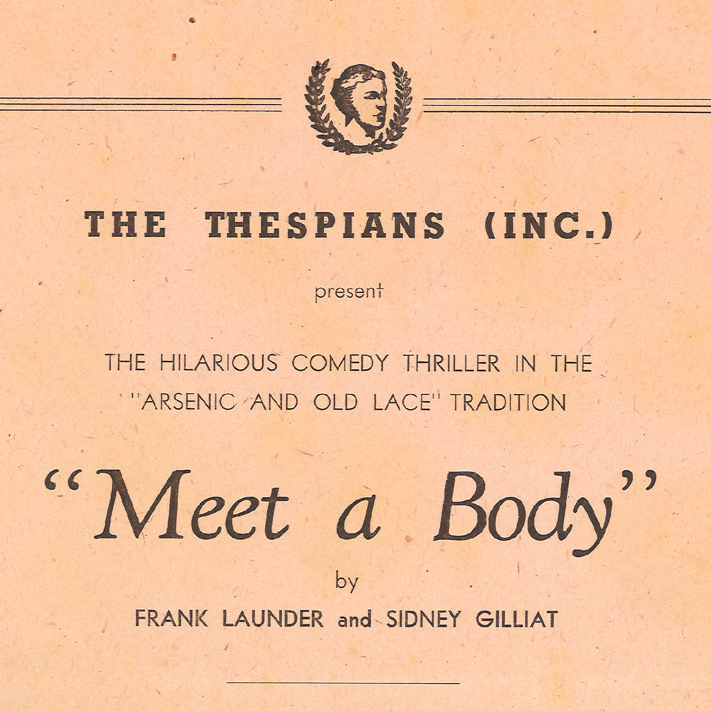 The Thespians: "Meet a Body"