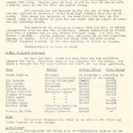Green Room Bulletin 1953/1