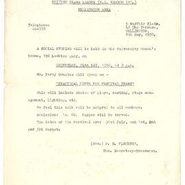 British Drama League: Social Evening