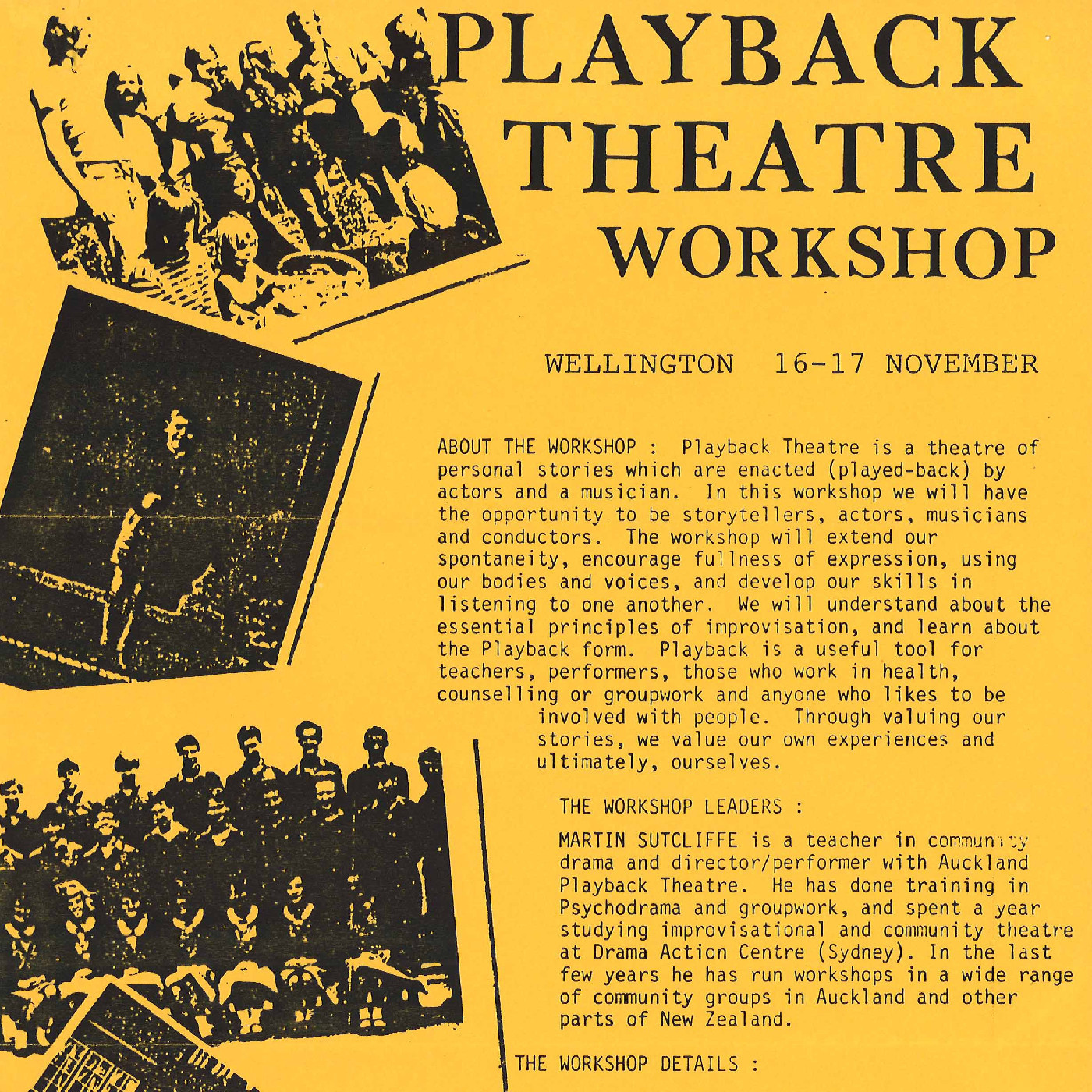 Playback Theatre Workshop