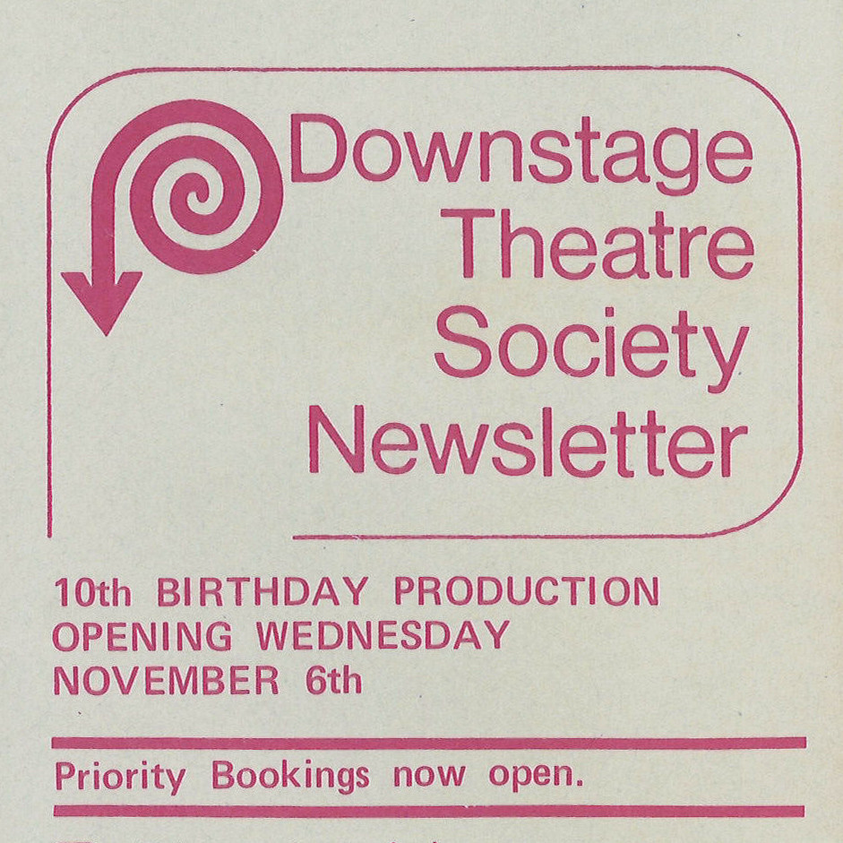 Downstage Theatre Society Newsletter