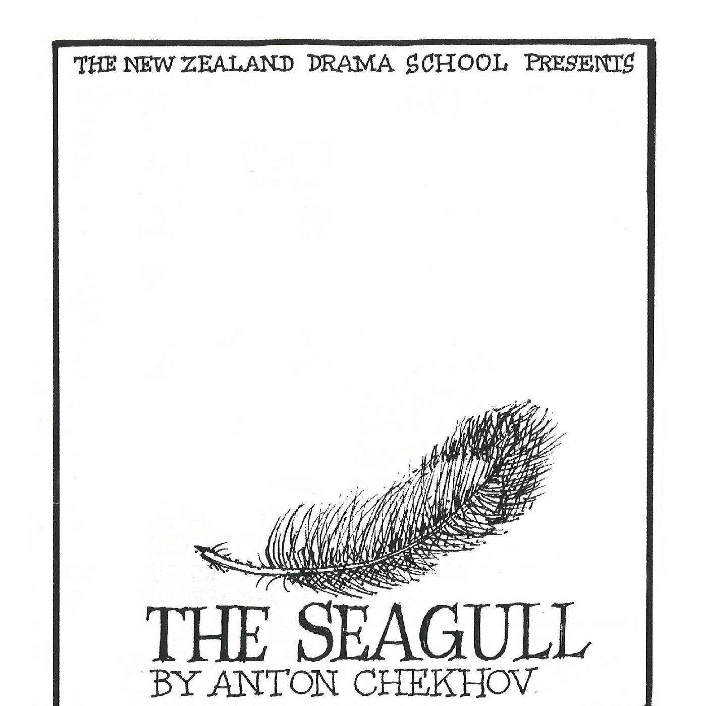 The New Zealand Drama School: "The Seagull"