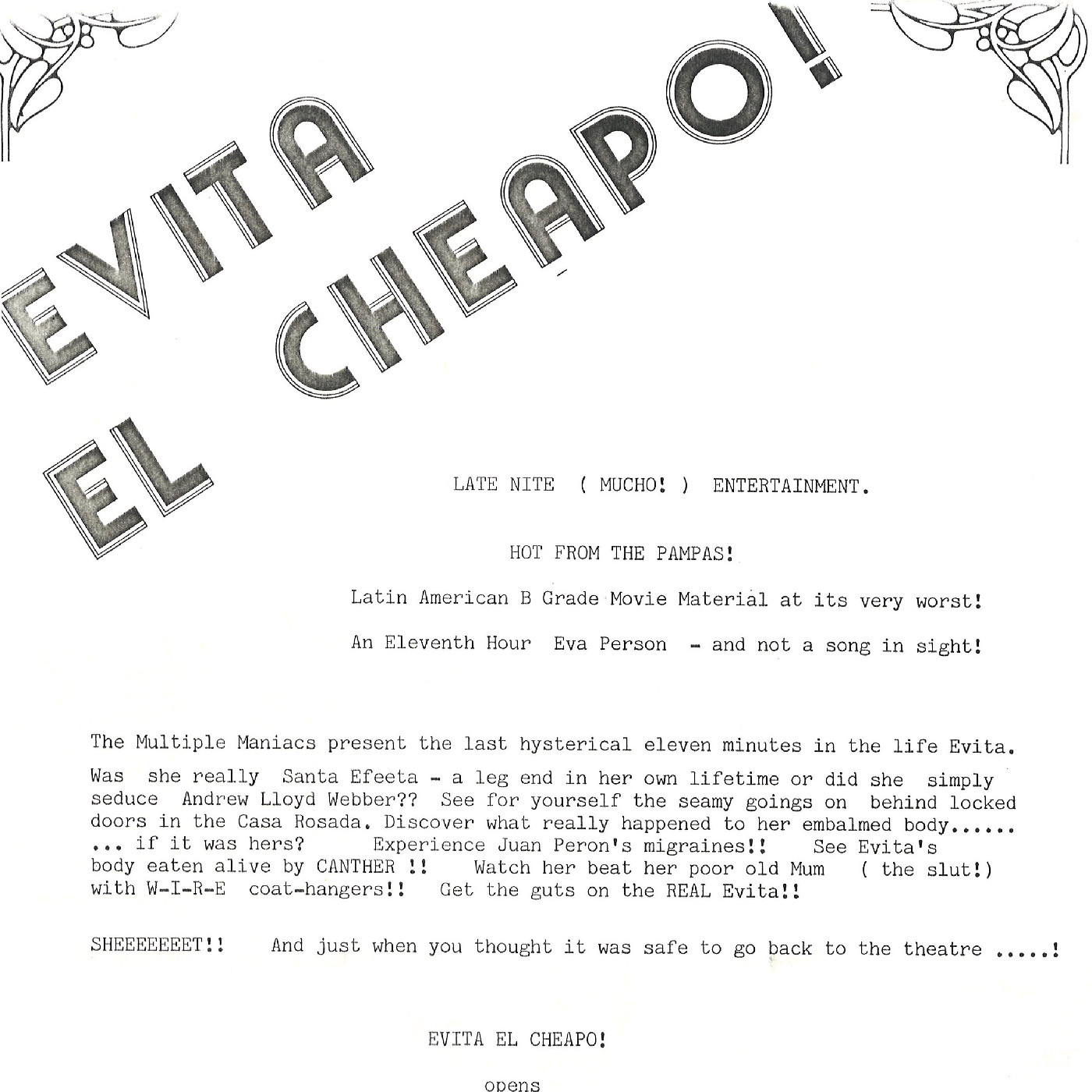 Evita El Cheapo