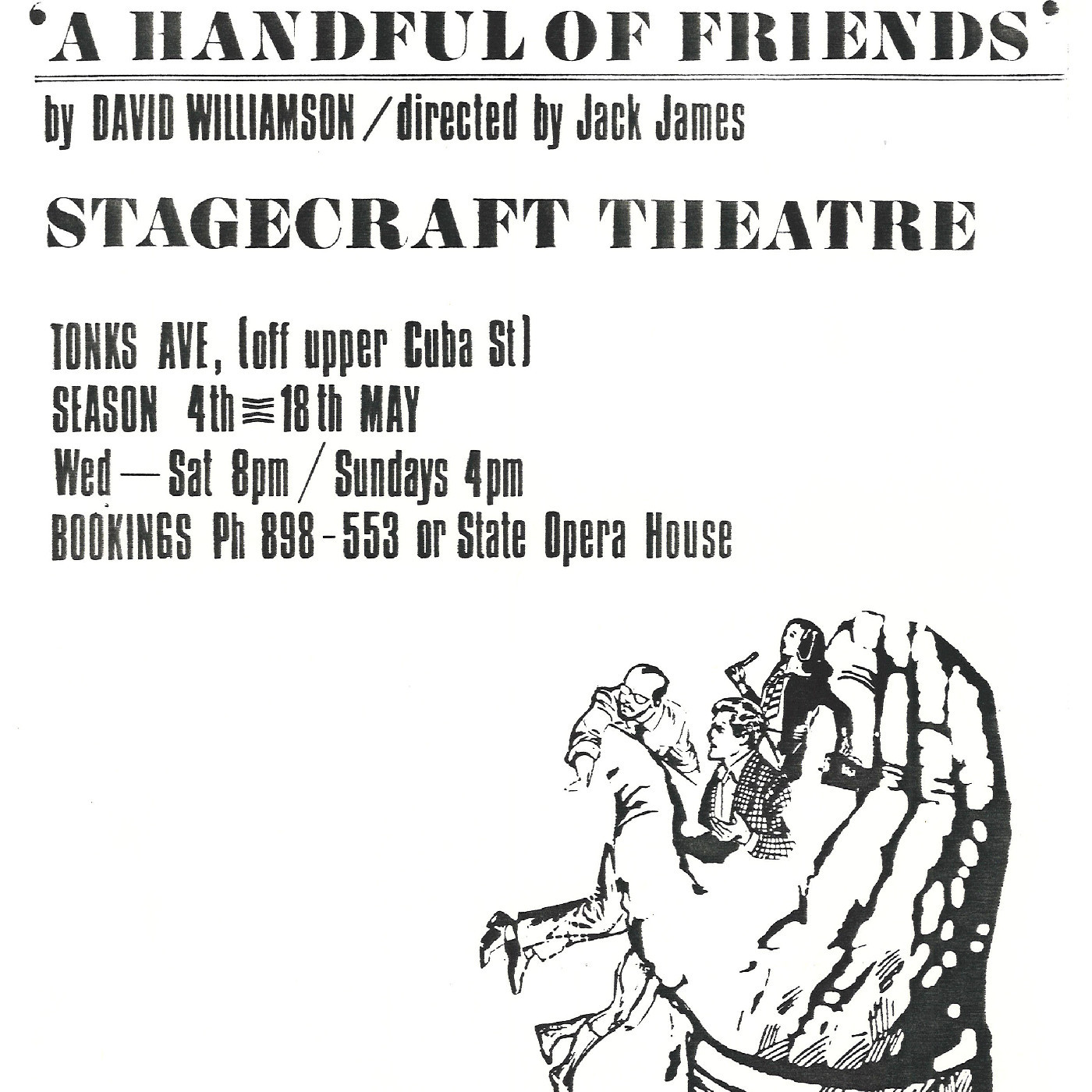Stagecraft Theatre: "A Handful of Friends"