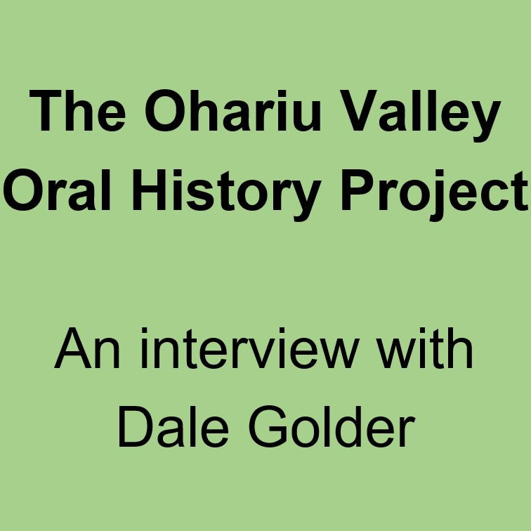 Dale Golder Oral History