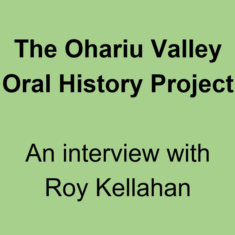 Roy Kellahan Oral History