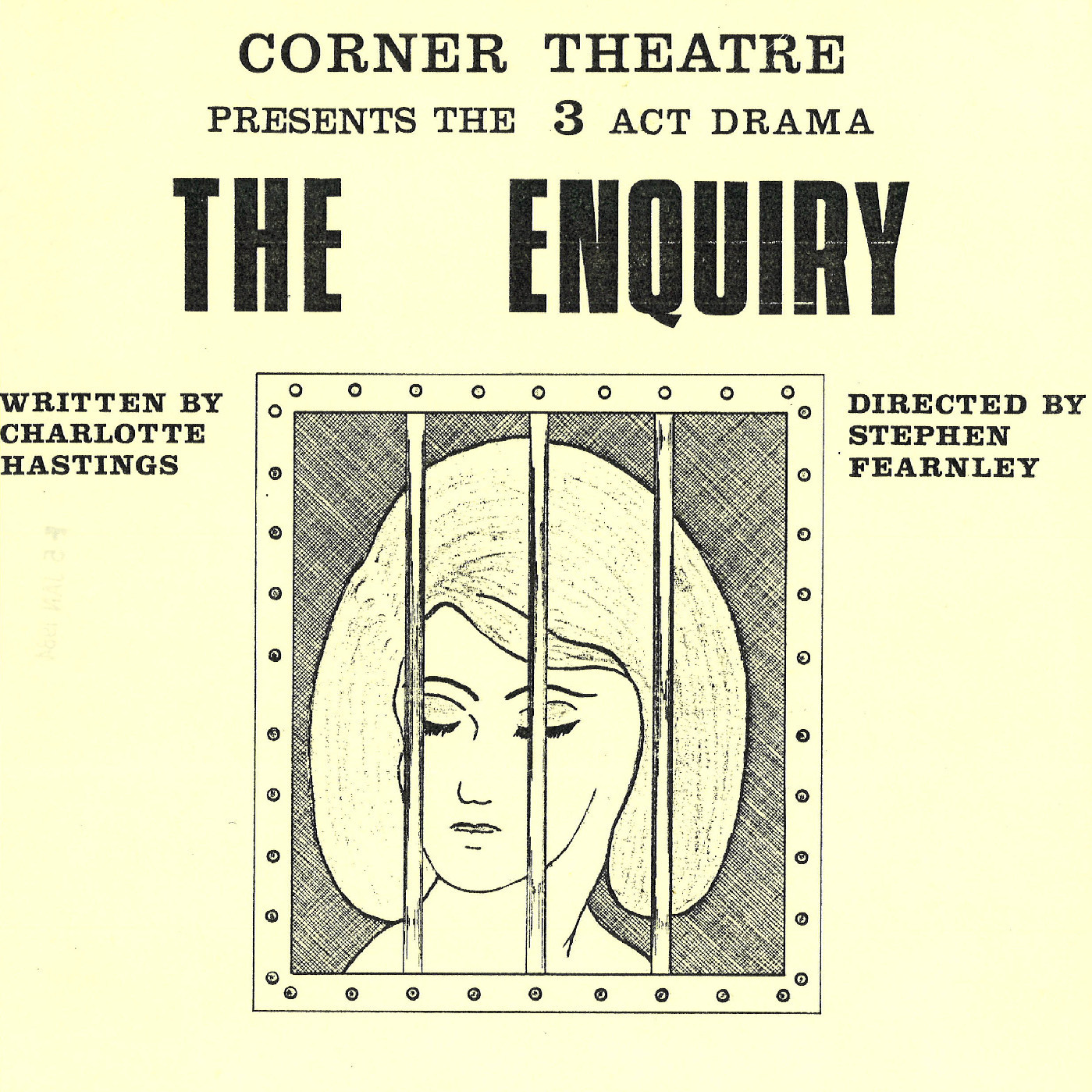 Corner Theatre: "The Enquiry"