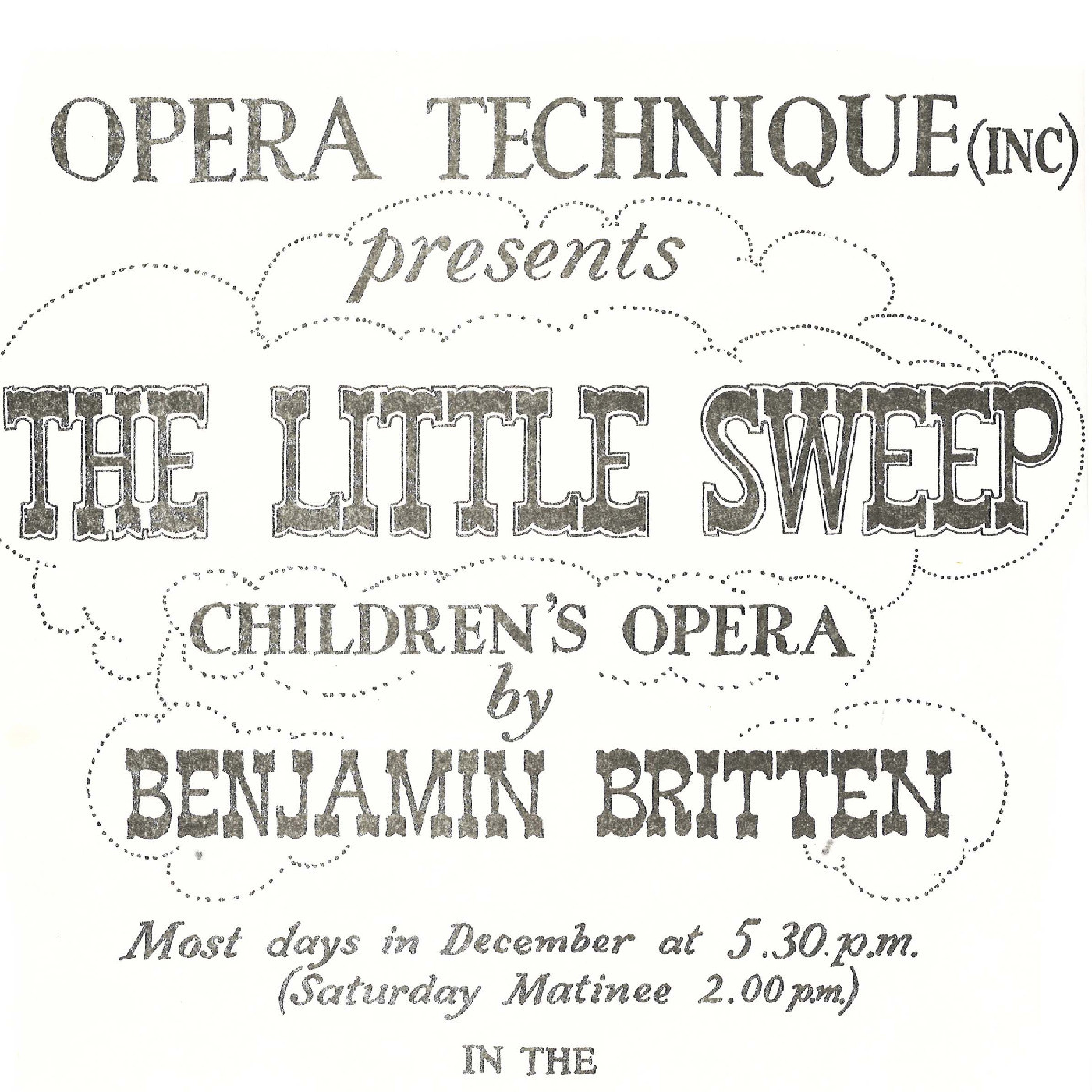 Opera Technique Inc.: "The Little Sweep"