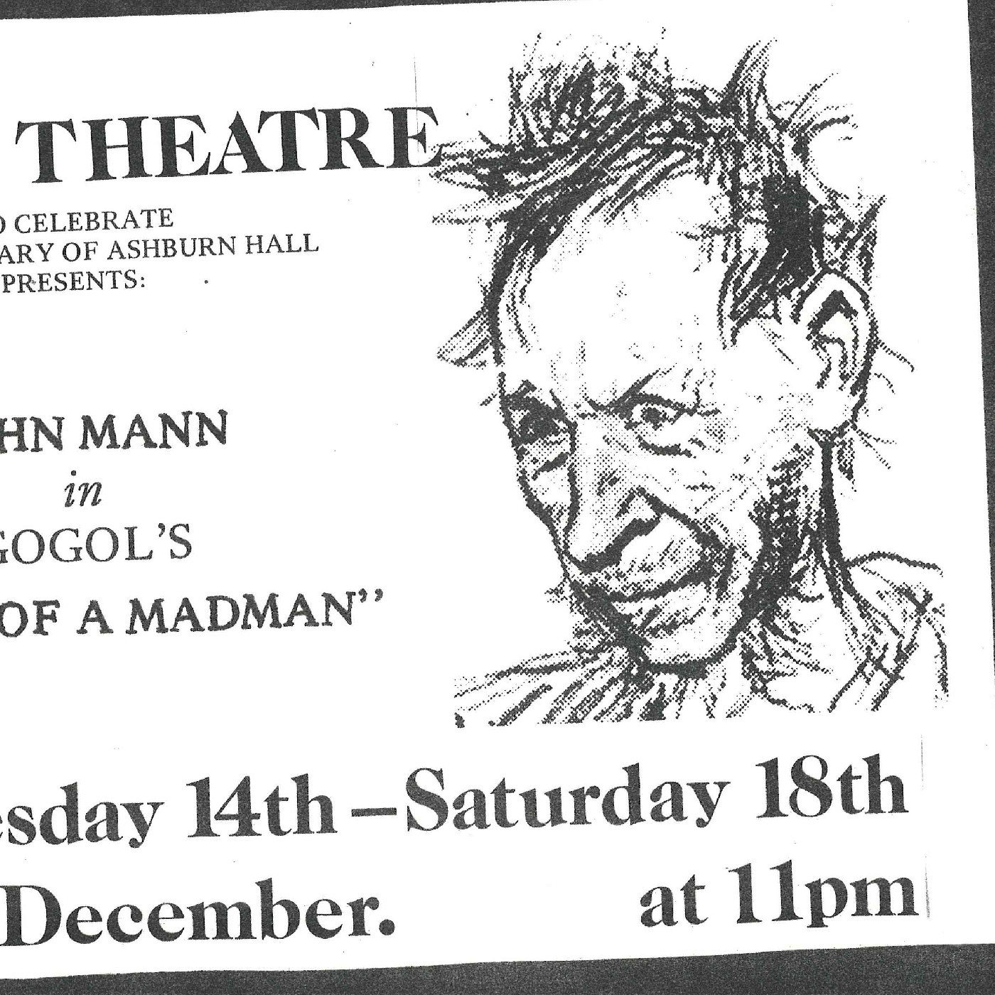 Circa Theatre: "Diary of a madman"