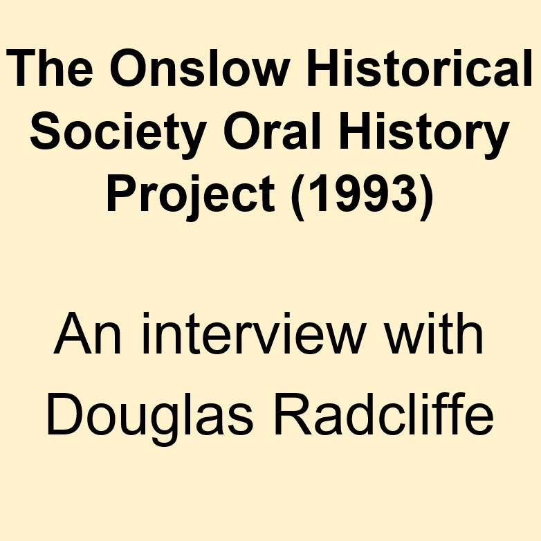 Douglas Radcliffe Oral History